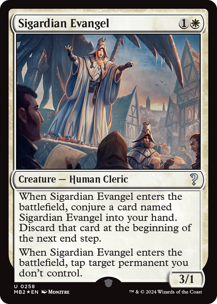 Sigardian Evangel [Mystery Booster 2] | Cards and Coasters CA