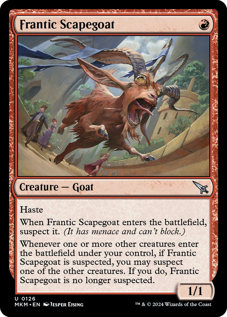 Frantic Scapegoat [Murders at Karlov Manor] | Cards and Coasters CA