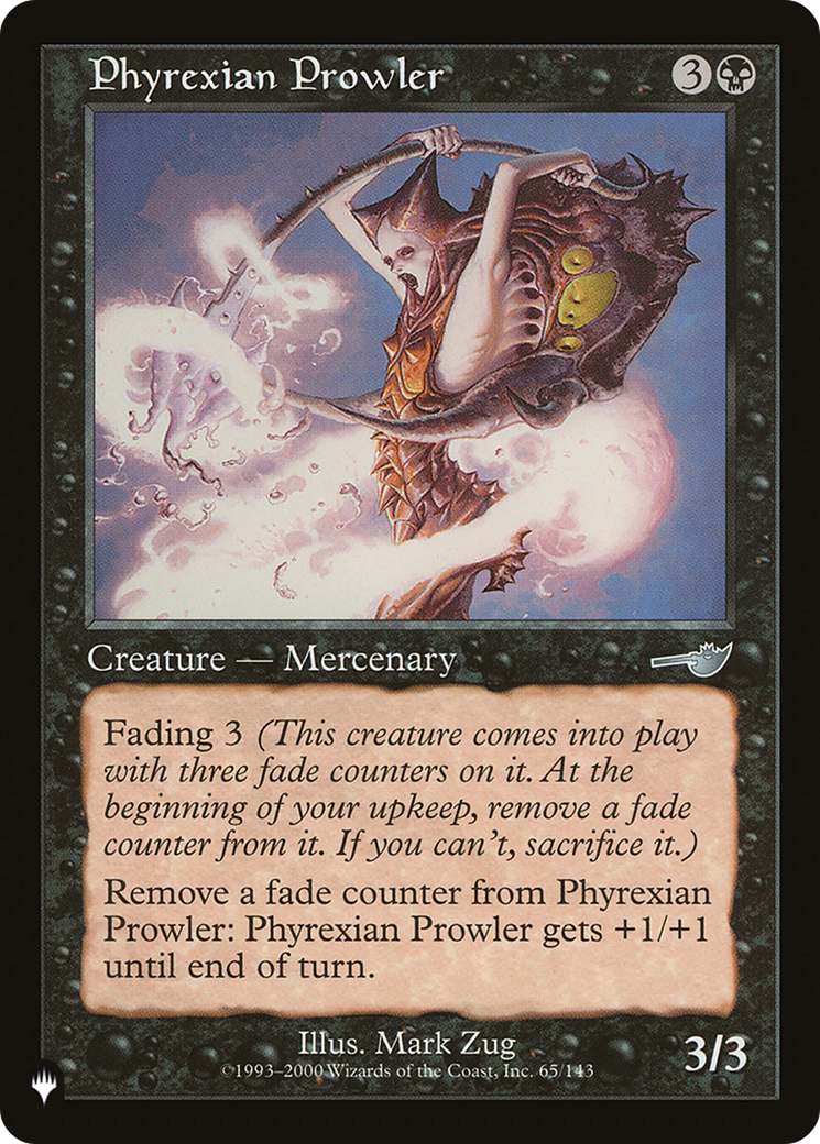 Phyrexian Prowler [The List] | Cards and Coasters CA