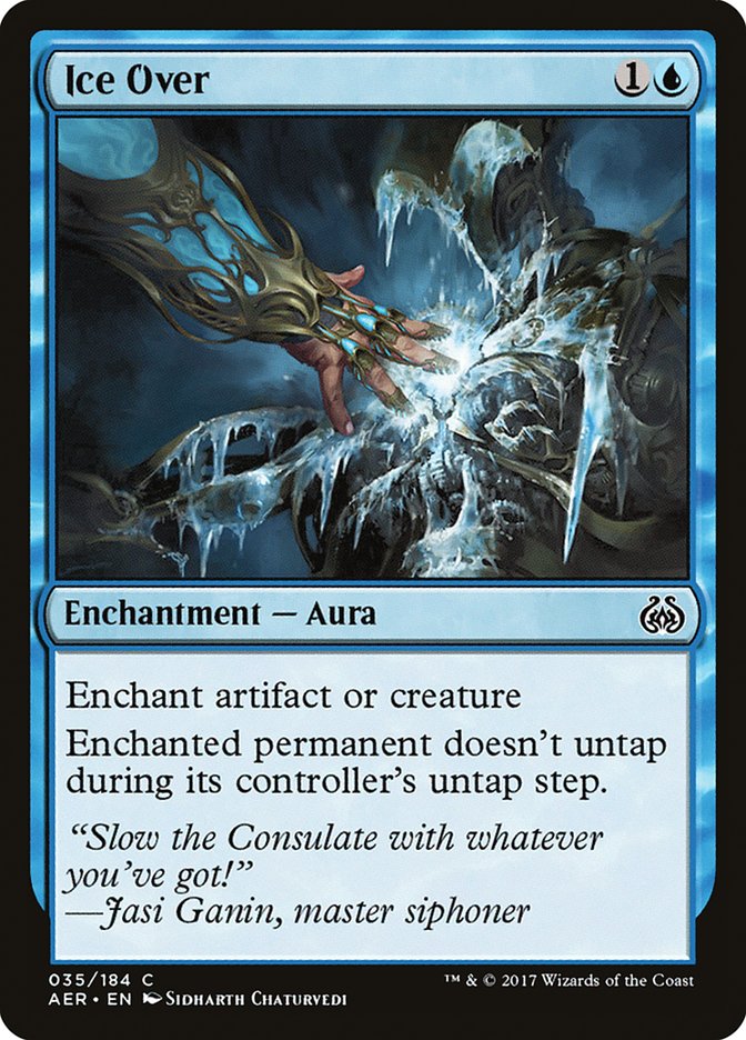 Ice Over [Aether Revolt] | Cards and Coasters CA