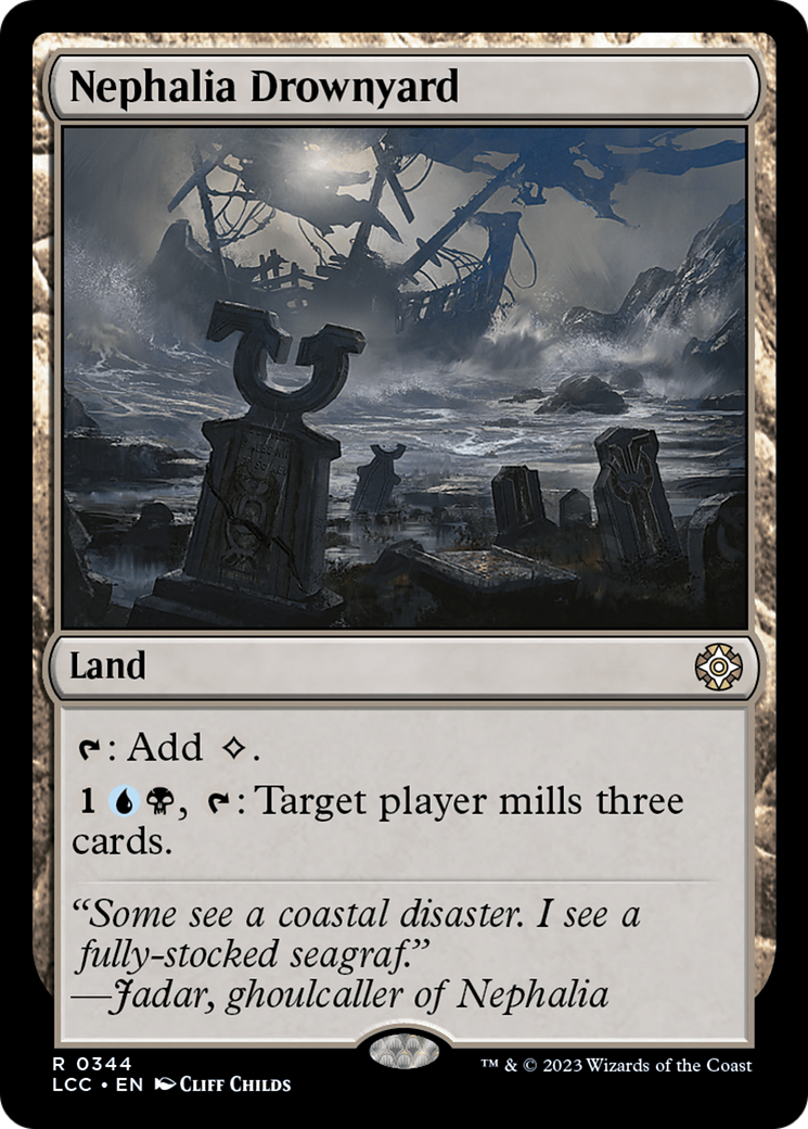 Nephalia Drownyard [The Lost Caverns of Ixalan Commander] | Cards and Coasters CA