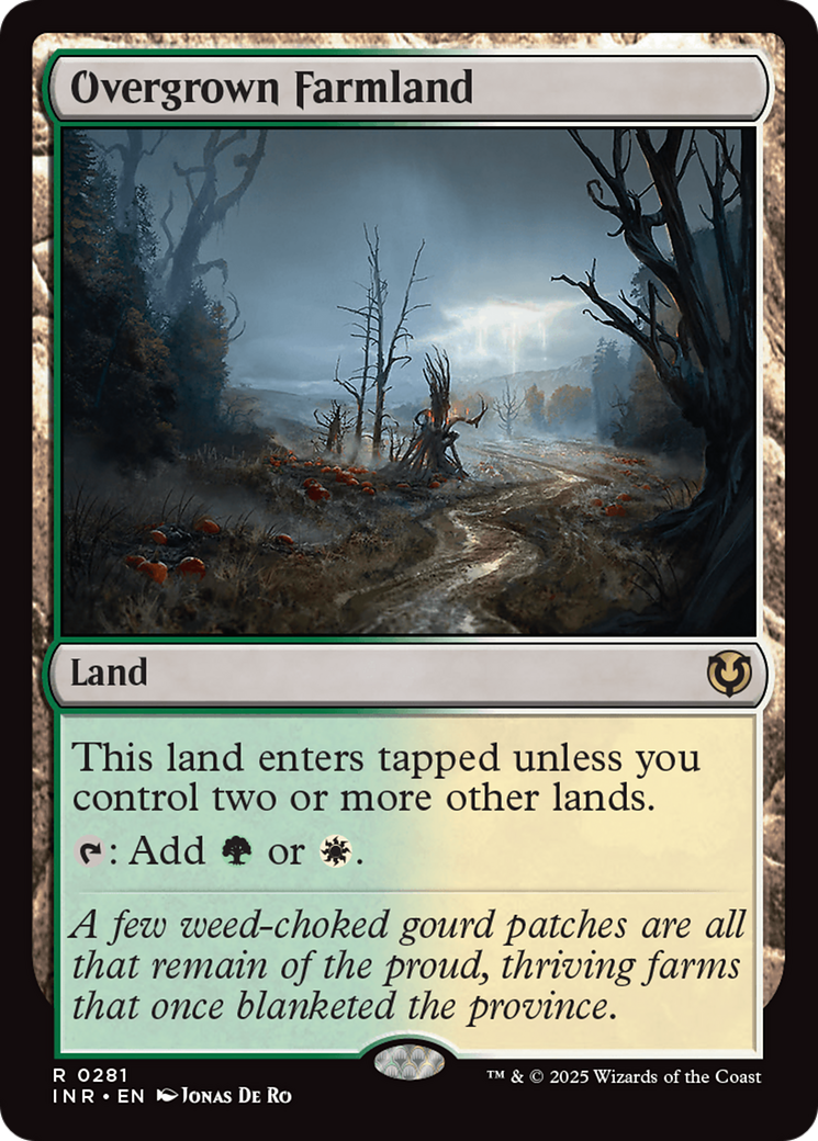 Overgrown Farmland [Innistrad Remastered] | Cards and Coasters CA