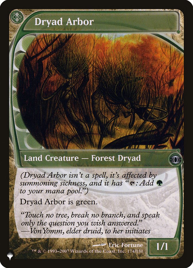 Dryad Arbor [The List] | Cards and Coasters CA