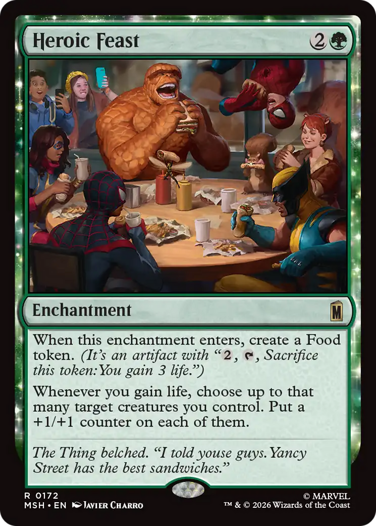 Heroic Feast [Marvel Super Heroes] | Cards and Coasters CA