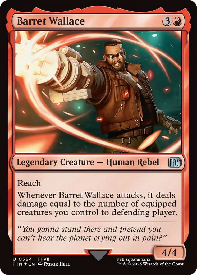 Barret Wallace (Surge Foil) [FINAL FANTASY] | Cards and Coasters CA