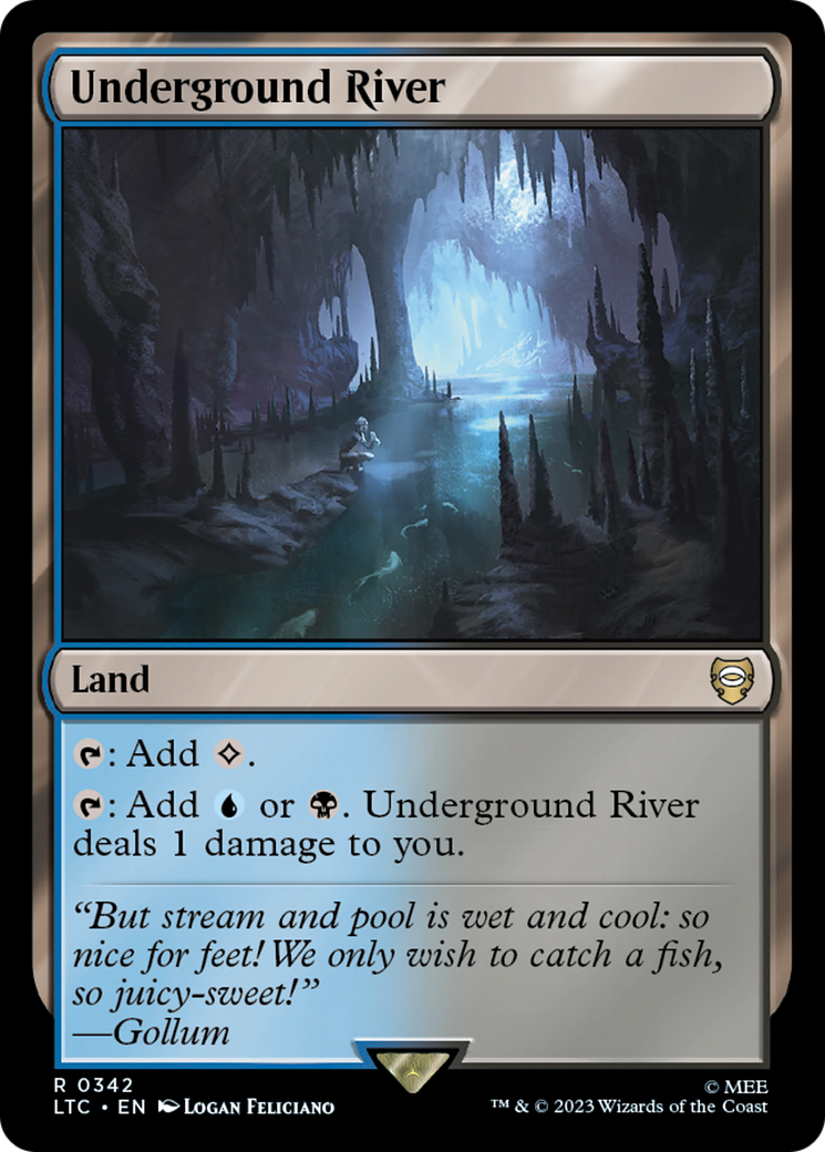 Underground River [The Lord of the Rings: Tales of Middle-Earth Commander] | Cards and Coasters CA