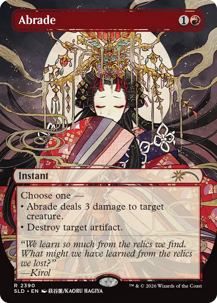 Abrade (2390) [Secret Lair Drop Series] | Cards and Coasters CA