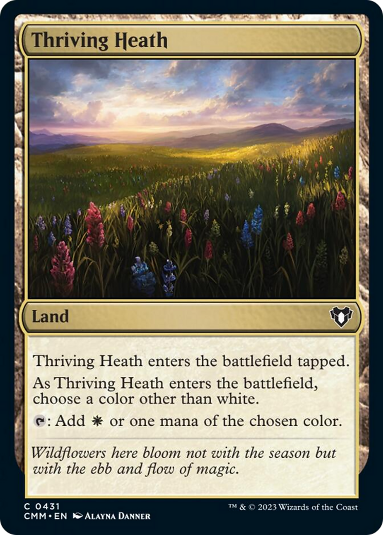 Thriving Heath [Commander Masters] | Cards and Coasters CA