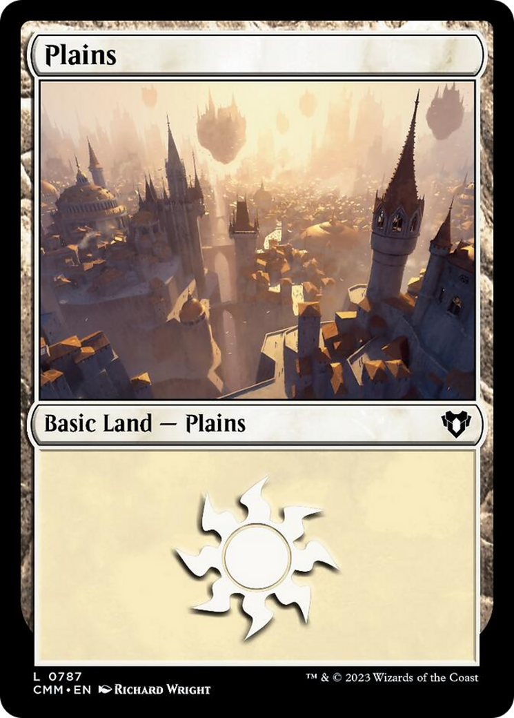 Plains (787) [Commander Masters] | Cards and Coasters CA