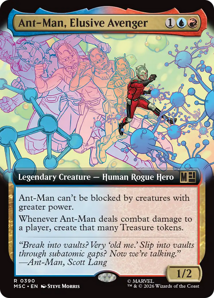 Ant-Man, Elusive Avenger (Extended Art) [Marvel Super Heroes Commander] | Cards and Coasters CA