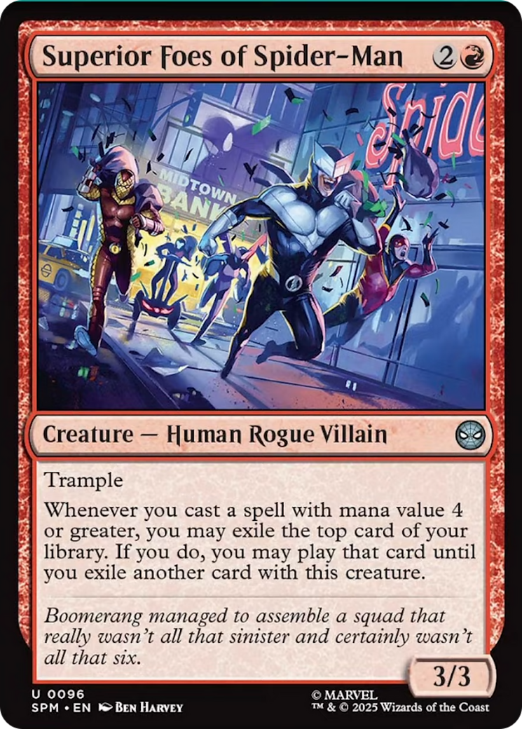 Superior Foes of Spider-Man [Marvel's Spider-Man] | Cards and Coasters CA