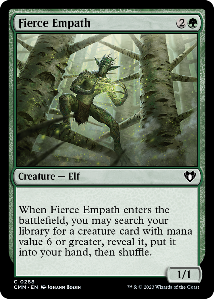 Fierce Empath [Commander Masters] | Cards and Coasters CA