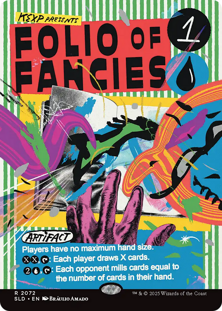 Folio of Fancies (Rainbow Foil) [Secret Lair Drop Series] | Cards and Coasters CA