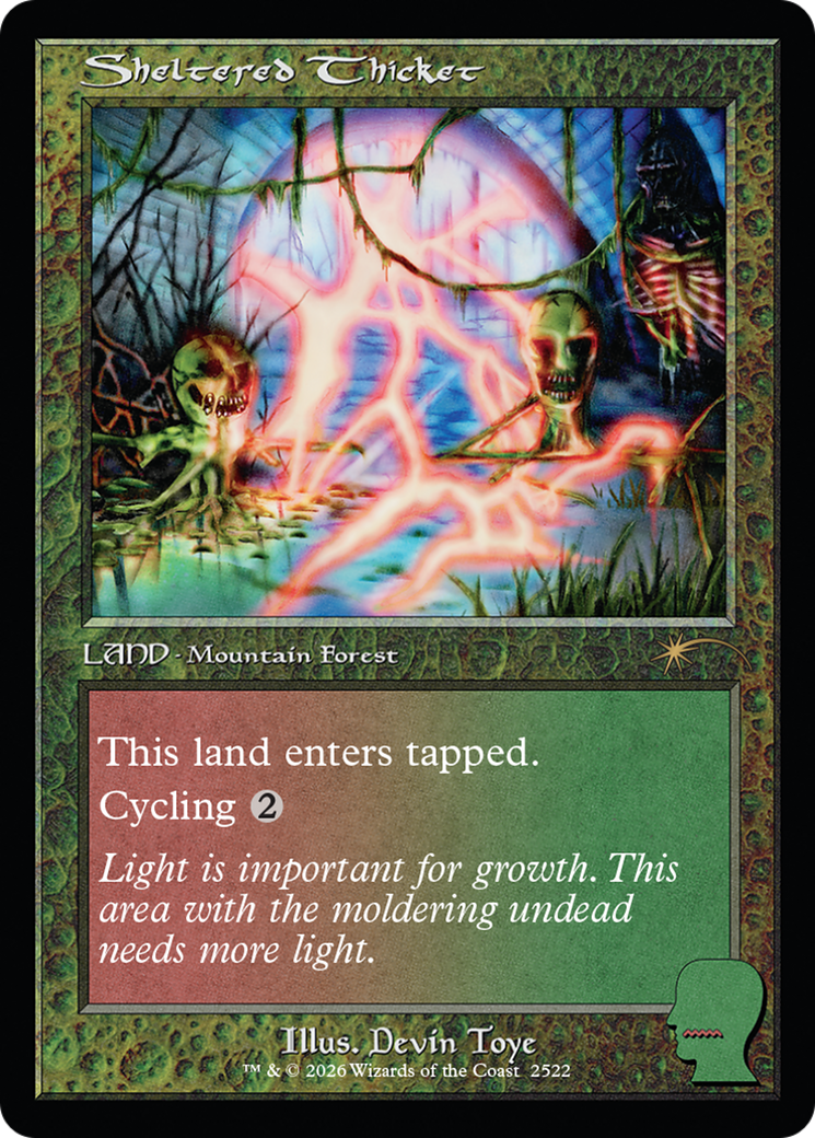 Sheltered Thicket [Secret Lair Drop Series] | Cards and Coasters CA