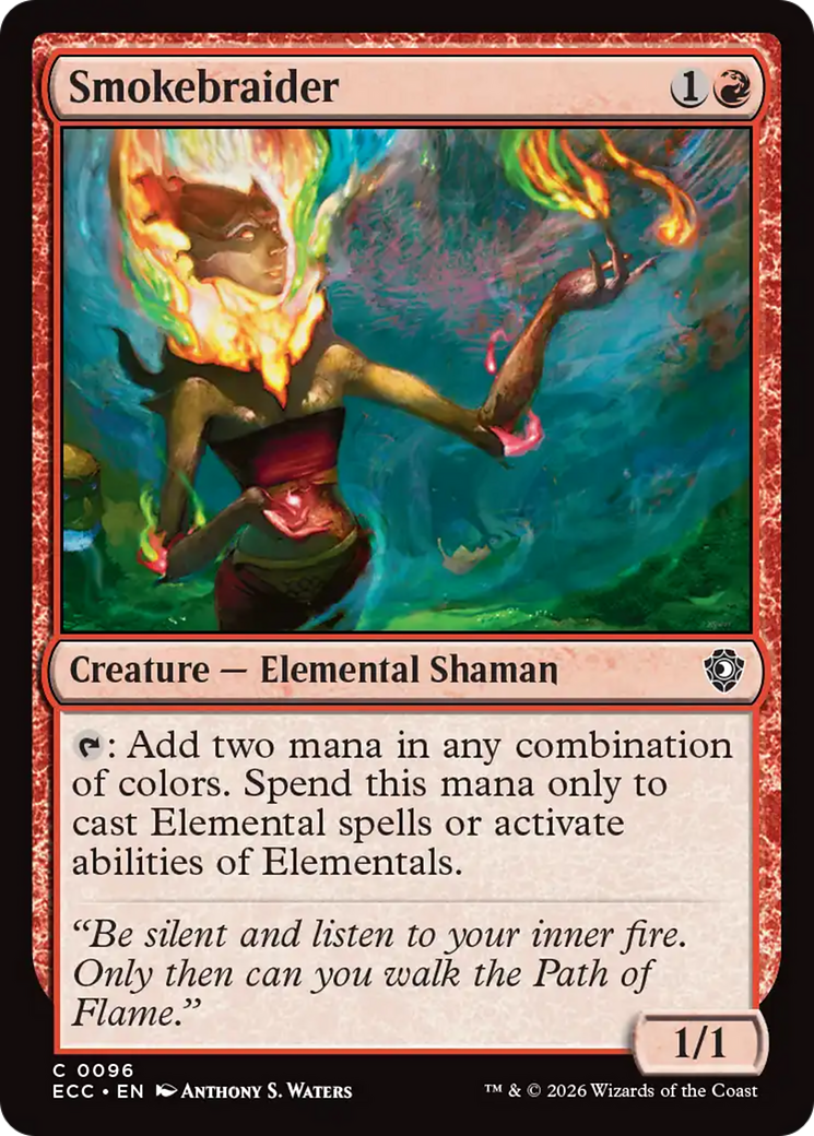 Smokebraider [Lorwyn Eclipsed Commander] | Cards and Coasters CA