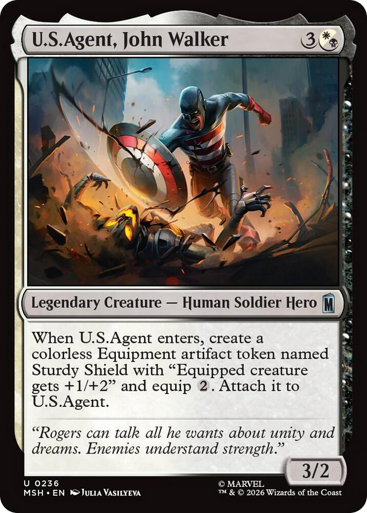 U.S.Agent, John Walker [Marvel Super Heroes] | Cards and Coasters CA