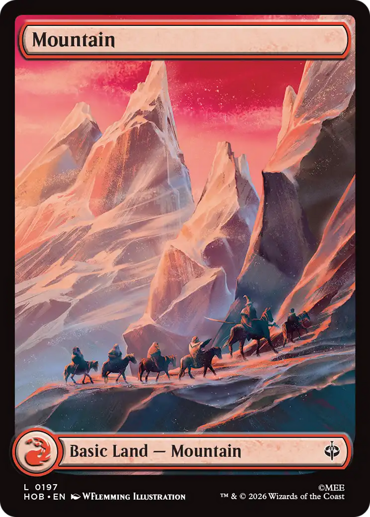 Mountain (0197) [The Hobbit] | Cards and Coasters CA