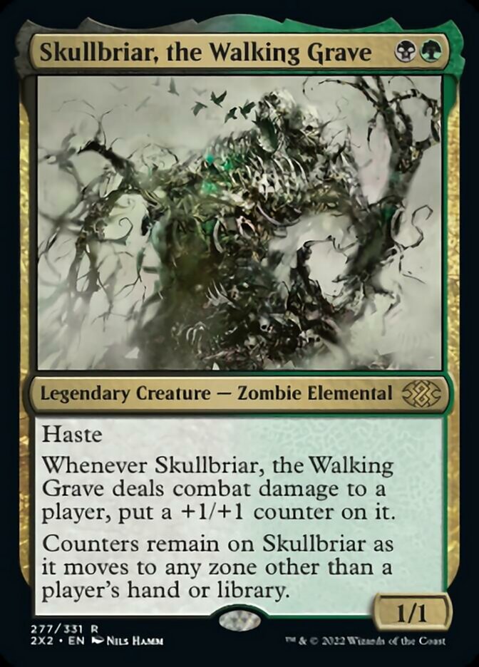 Skullbriar, the Walking Grave [Double Masters 2022] | Cards and Coasters CA