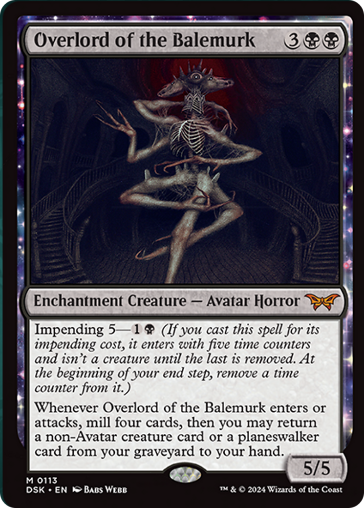 Overlord of the Balemurk [Duskmourn: House of Horror] | Cards and Coasters CA