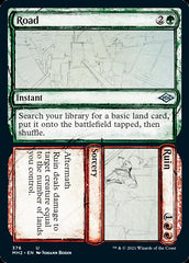 Road // Ruin (Sketch) [Modern Horizons 2] | Cards and Coasters CA