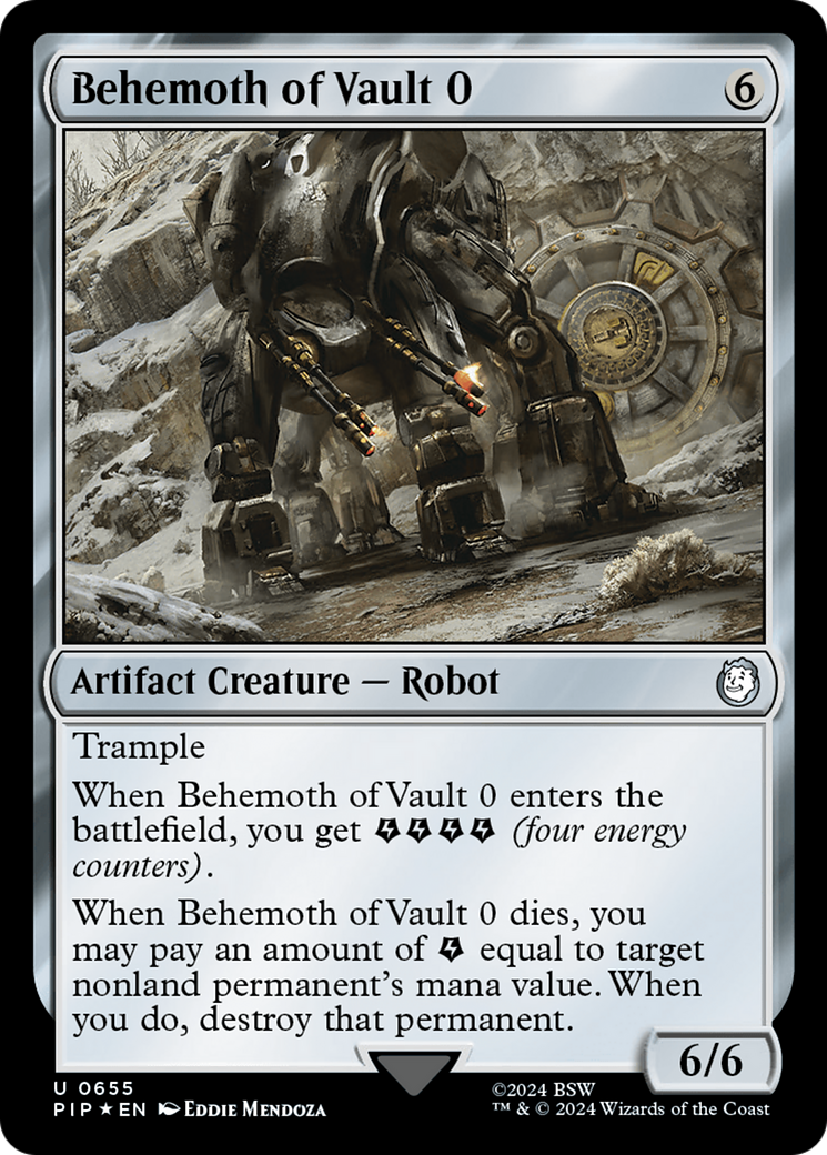 Behemoth of Vault 0 (Surge Foil) [Fallout] | Cards and Coasters CA