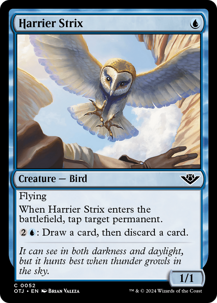 Harrier Strix [Outlaws of Thunder Junction] | Cards and Coasters CA