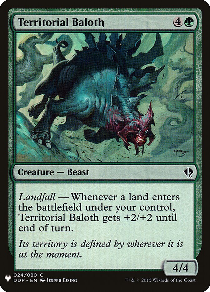 Territorial Baloth [Mystery Booster] | Cards and Coasters CA