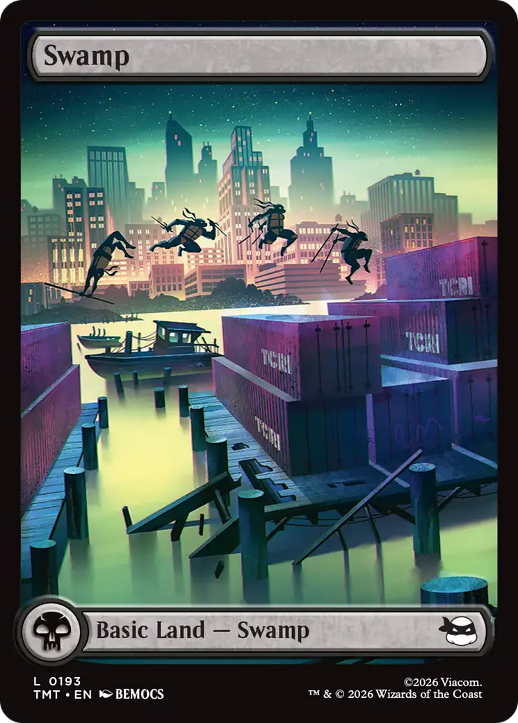 Swamp (0193) [Teenage Mutant Ninja Turtles] | Cards and Coasters CA