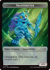 Shapeshifter // Map Double-Sided Token [Lorwyn Eclipsed Tokens] | Cards and Coasters CA