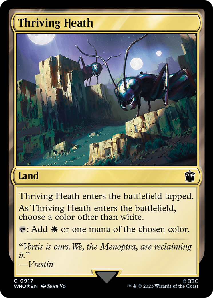 Thriving Heath (Surge Foil) [Doctor Who] | Cards and Coasters CA