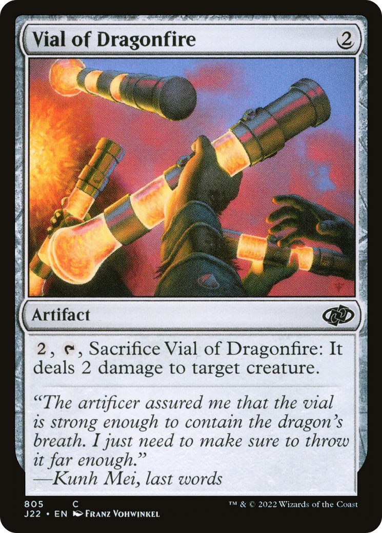 Vial of Dragonfire [Jumpstart 2022] | Cards and Coasters CA