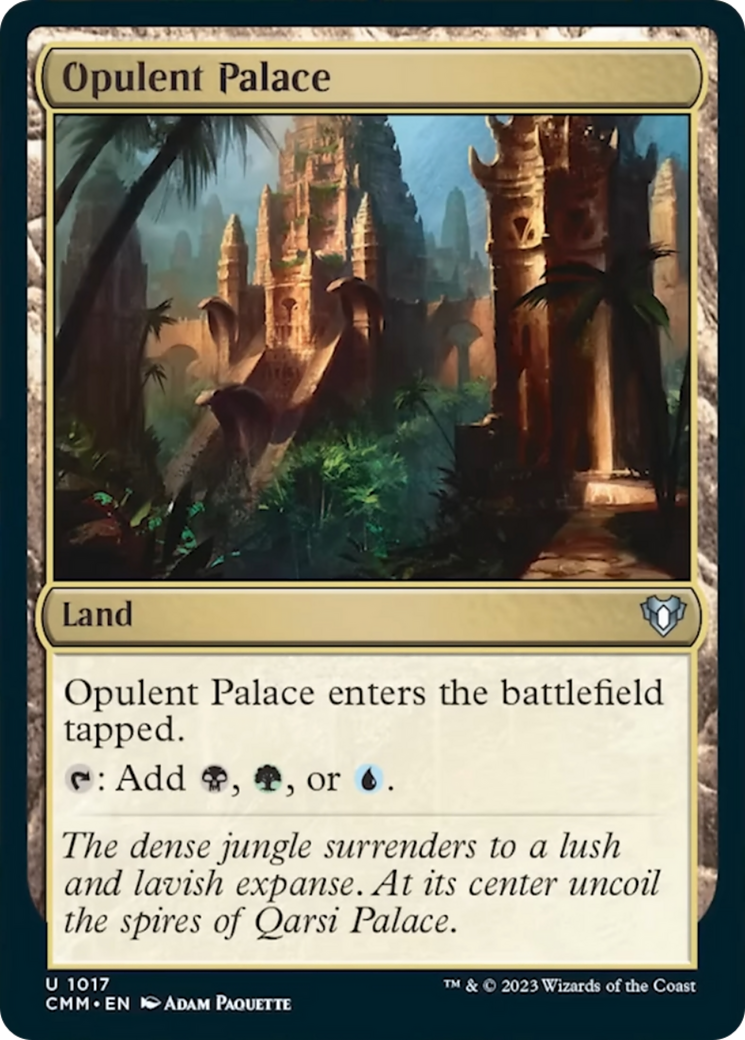 Opulent Palace [Commander Masters] | Cards and Coasters CA