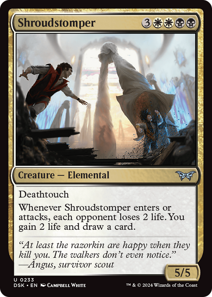 Shroudstomper [Duskmourn: House of Horror] | Cards and Coasters CA