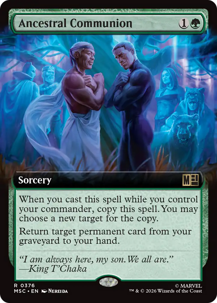 Ancestral Communion (Extended Art) [Marvel Super Heroes Commander] | Cards and Coasters CA