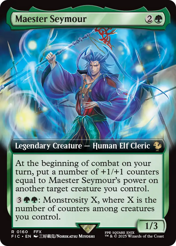 Maester Seymour (Extended Art) [FINAL FANTASY Commander] | Cards and Coasters CA