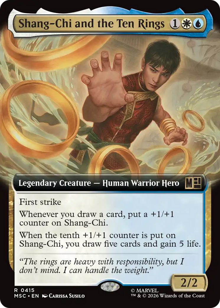 Shang-Chi and the Ten Rings (Extended Art) [Marvel Super Heroes Commander] | Cards and Coasters CA