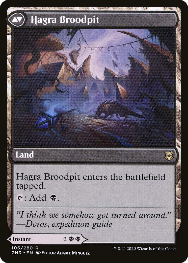 Hagra Mauling // Hagra Broodpit [Secret Lair: From Cute to Brute] | Cards and Coasters CA