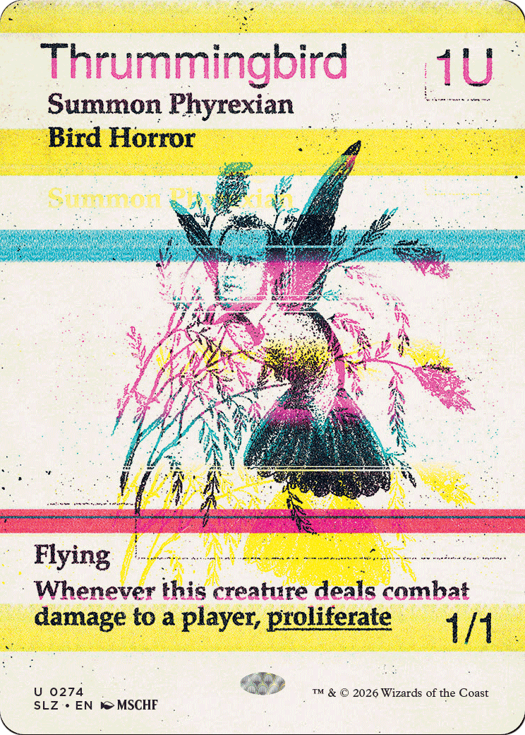 Thrummingbird (0274) [Secret Lair x MSCHF: The Zeta Set] | Cards and Coasters CA