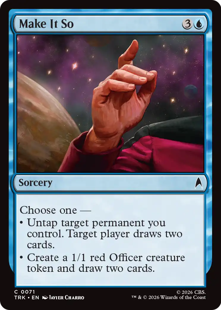 Make It So [Star Trek] | Cards and Coasters CA