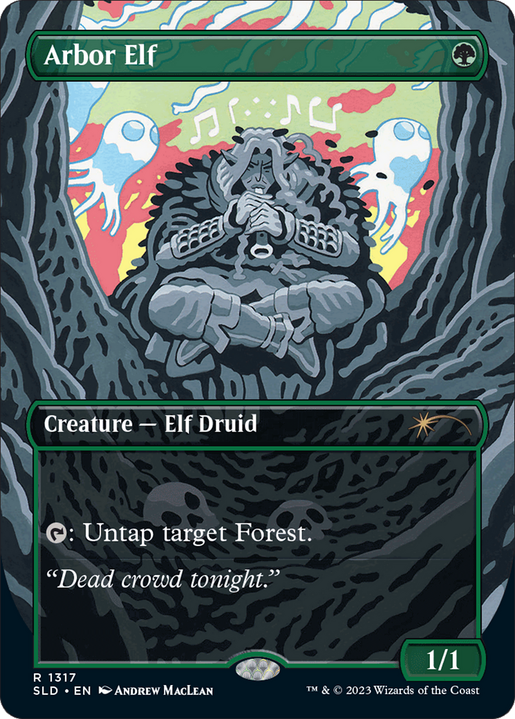 Arbor Elf (Rainbow Foil) [Secret Lair Drop Series] | Cards and Coasters CA