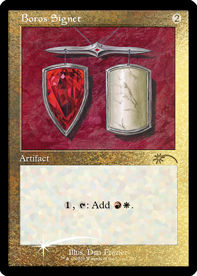 Boros Signet (Retro) (Foil Etched) [Secret Lair Drop Series] | Cards and Coasters CA