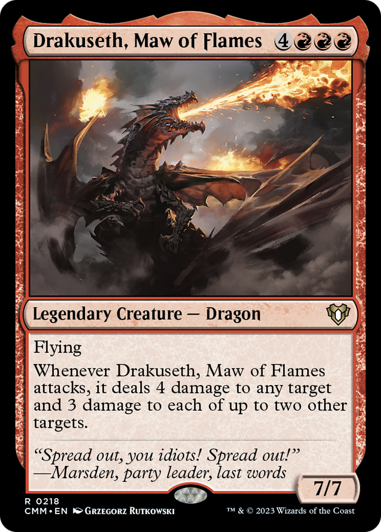 Drakuseth, Maw of Flames [Commander Masters] | Cards and Coasters CA