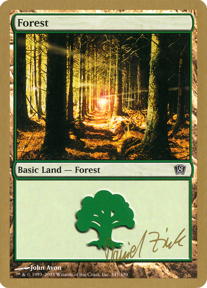 Forest (dz347) (Daniel Zink) [World Championship Decks 2003] | Cards and Coasters CA