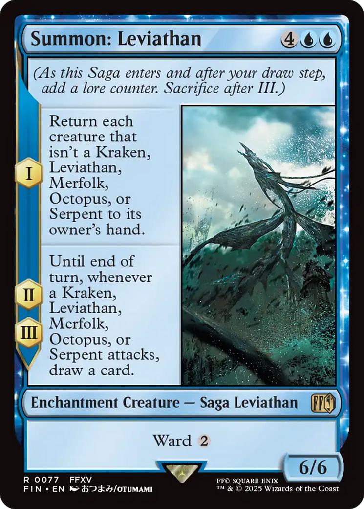 Summon: Leviathan [FINAL FANTASY] | Cards and Coasters CA