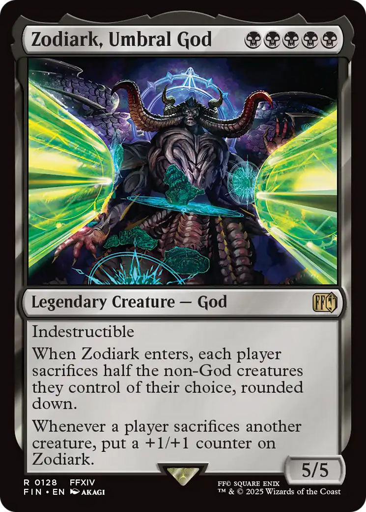 Zodiark, Umbral God [FINAL FANTASY] | Cards and Coasters CA