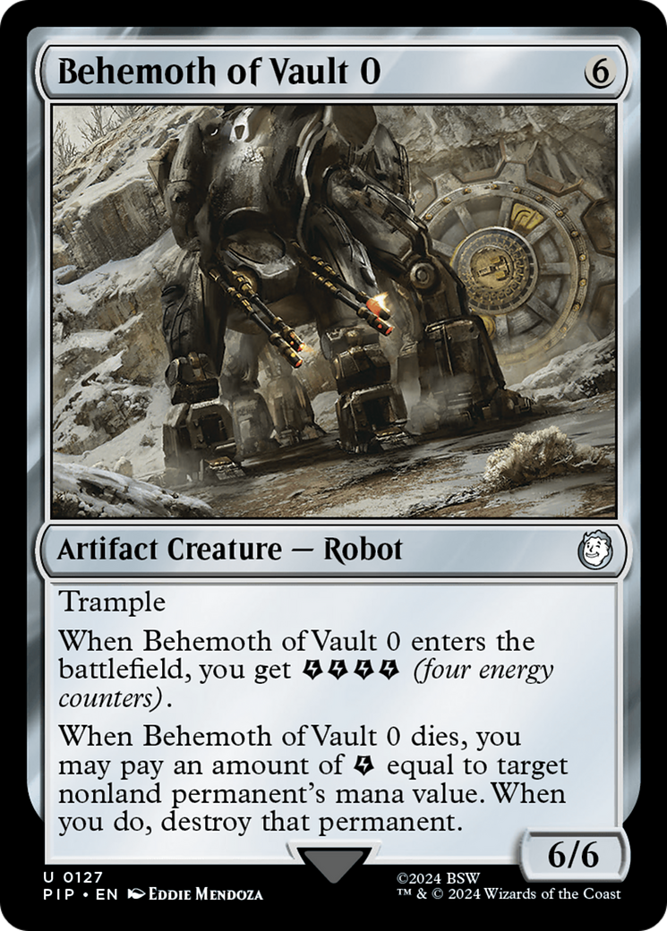 Behemoth of Vault 0 [Fallout] | Cards and Coasters CA