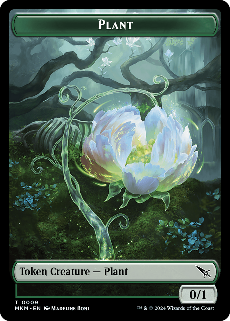 Plant Token [Murders at Karlov Manor Tokens] | Cards and Coasters CA