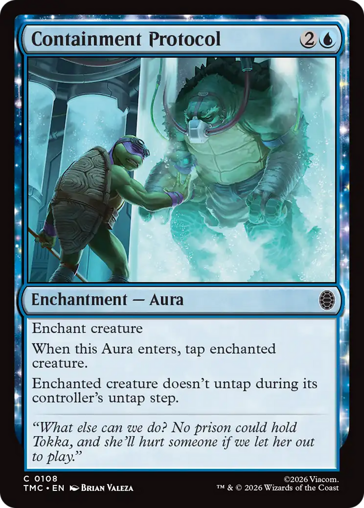 Containment Protocol [Teenage Mutant Ninja Turtles Commander] | Cards and Coasters CA