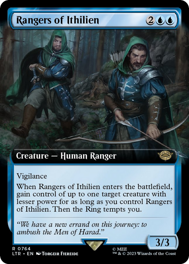 Rangers of Ithilien (Extended Art) (Surge Foil) [The Lord of the Rings: Tales of Middle-Earth] | Cards and Coasters CA