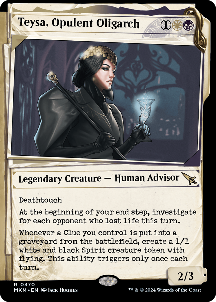 Teysa, Opulent Oligarch (Showcase) (0370) [Murders at Karlov Manor] | Cards and Coasters CA